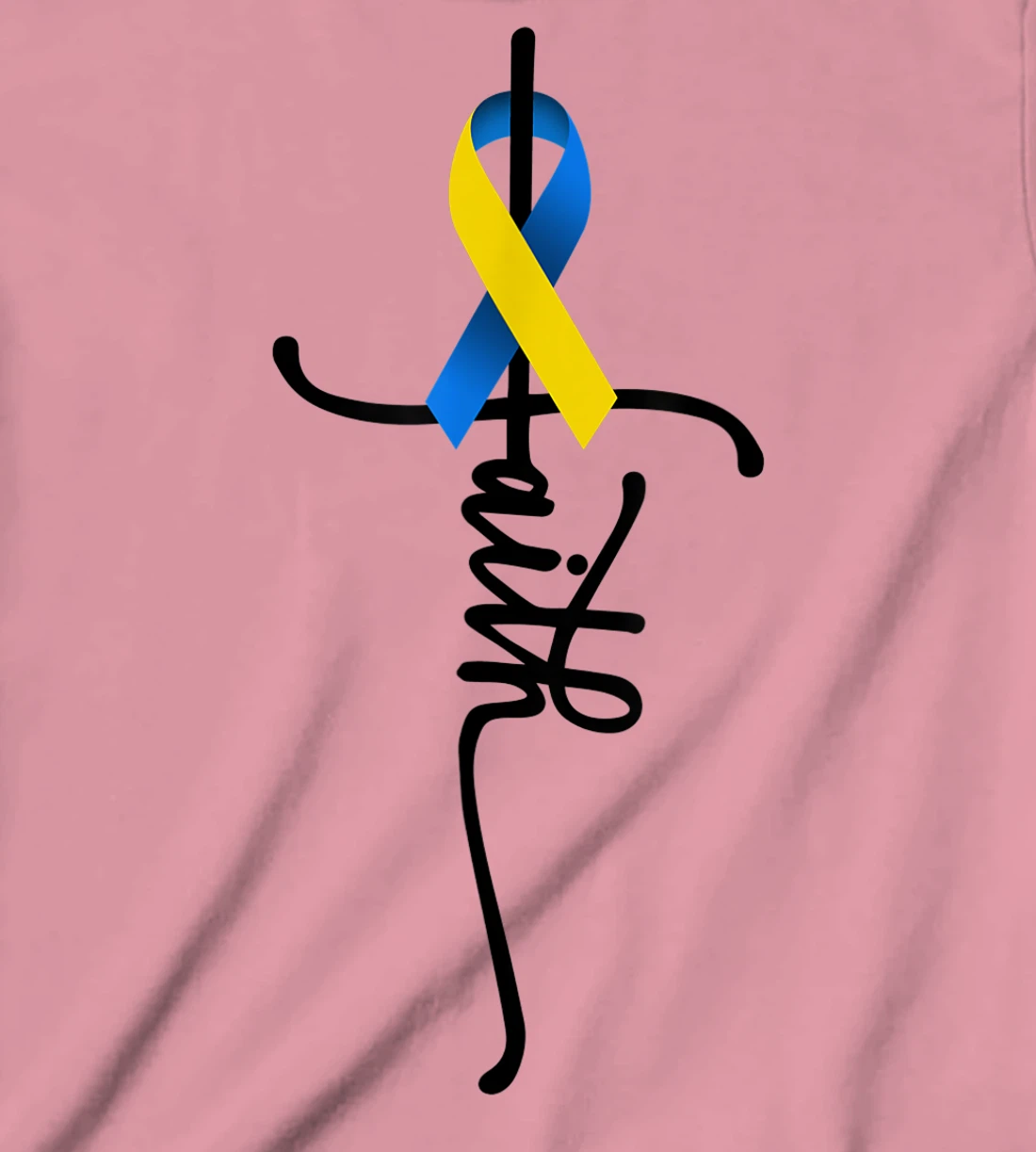 Womens Down Syndrome Faith Down Syndrome Awareness Gifts Trisomy 21 T-Shirt, Kid T-Shirt and Women T-Shirt