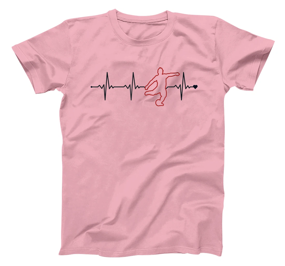 Soccer Heartbeat Goal Keeper Futbol Fußball Trainer Soccer T-Shirt, Kid T-Shirt and Women T-Shirt