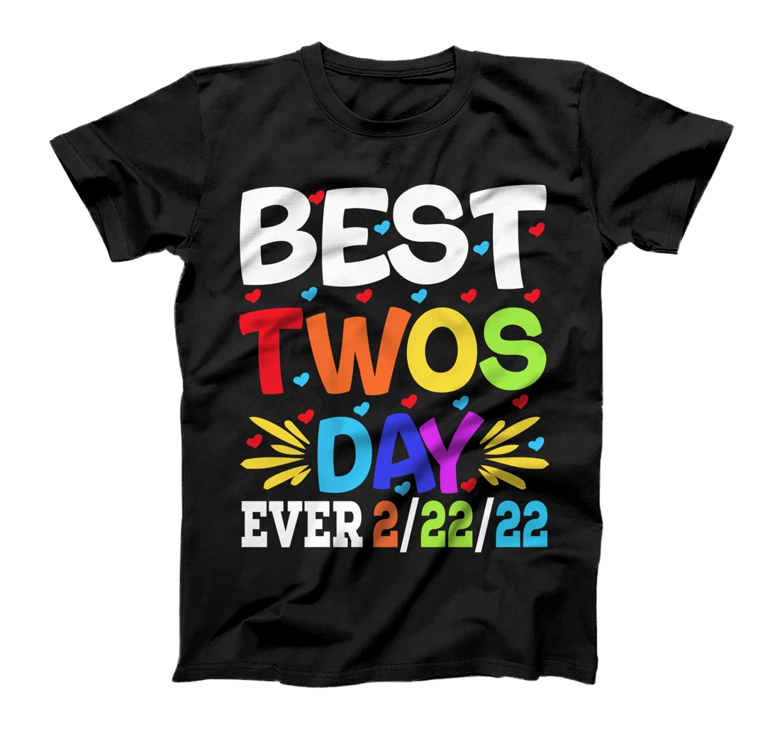 Happy 2/22/22 Twosday Tuesday February 22nd 2022 Numerology T-Shirt