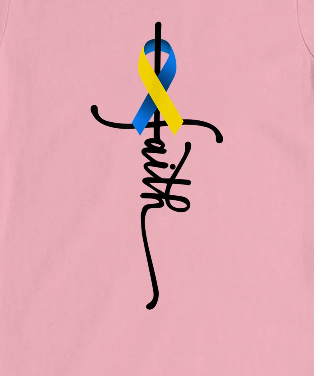 Womens Down Syndrome Faith Down Syndrome Awareness Gifts Trisomy 21 T-Shirt, Kid T-Shirt and Women T-Shirt