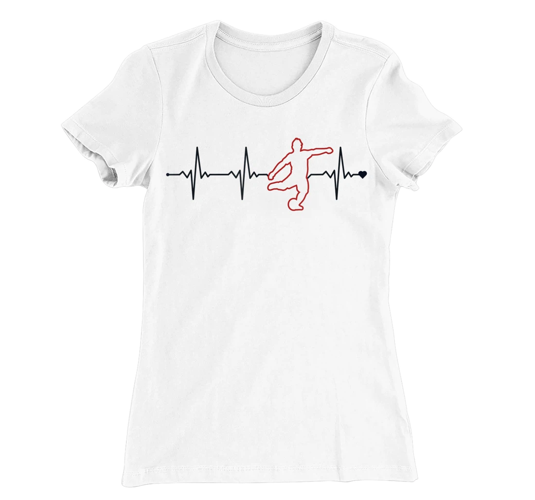 Soccer Heartbeat Goal Keeper Futbol Fußball Trainer Soccer T-Shirt, Kid T-Shirt and Women T-Shirt