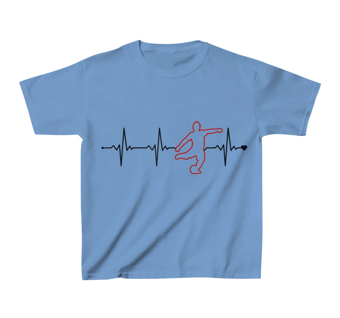 Soccer Heartbeat Goal Keeper Futbol Fußball Trainer Soccer T-Shirt, Kid T-Shirt and Women T-Shirt