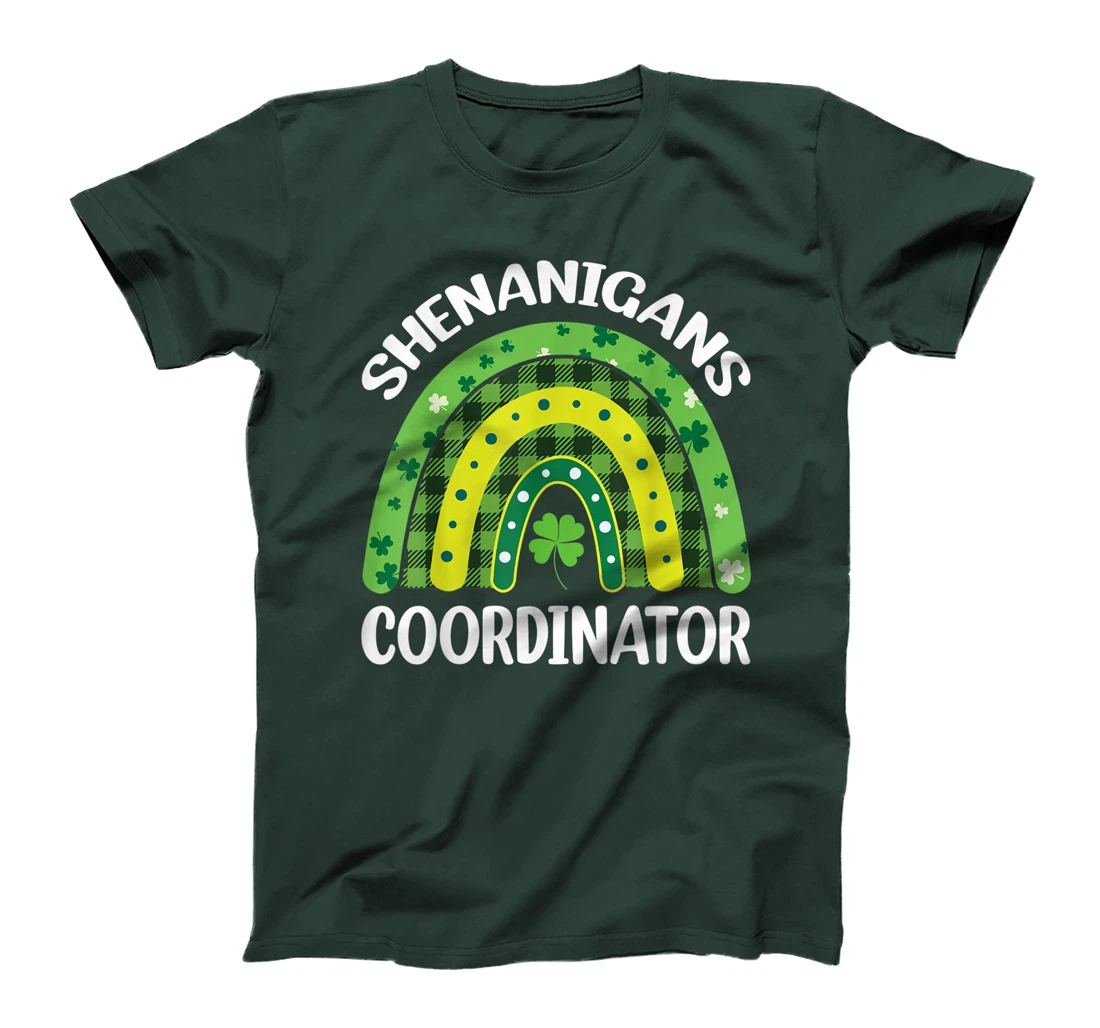 Shenanigans Coordinator Rainbow St Patricks Day Teacher Gift T-Shirt, Kid T-Shirt and Women T-Shirt