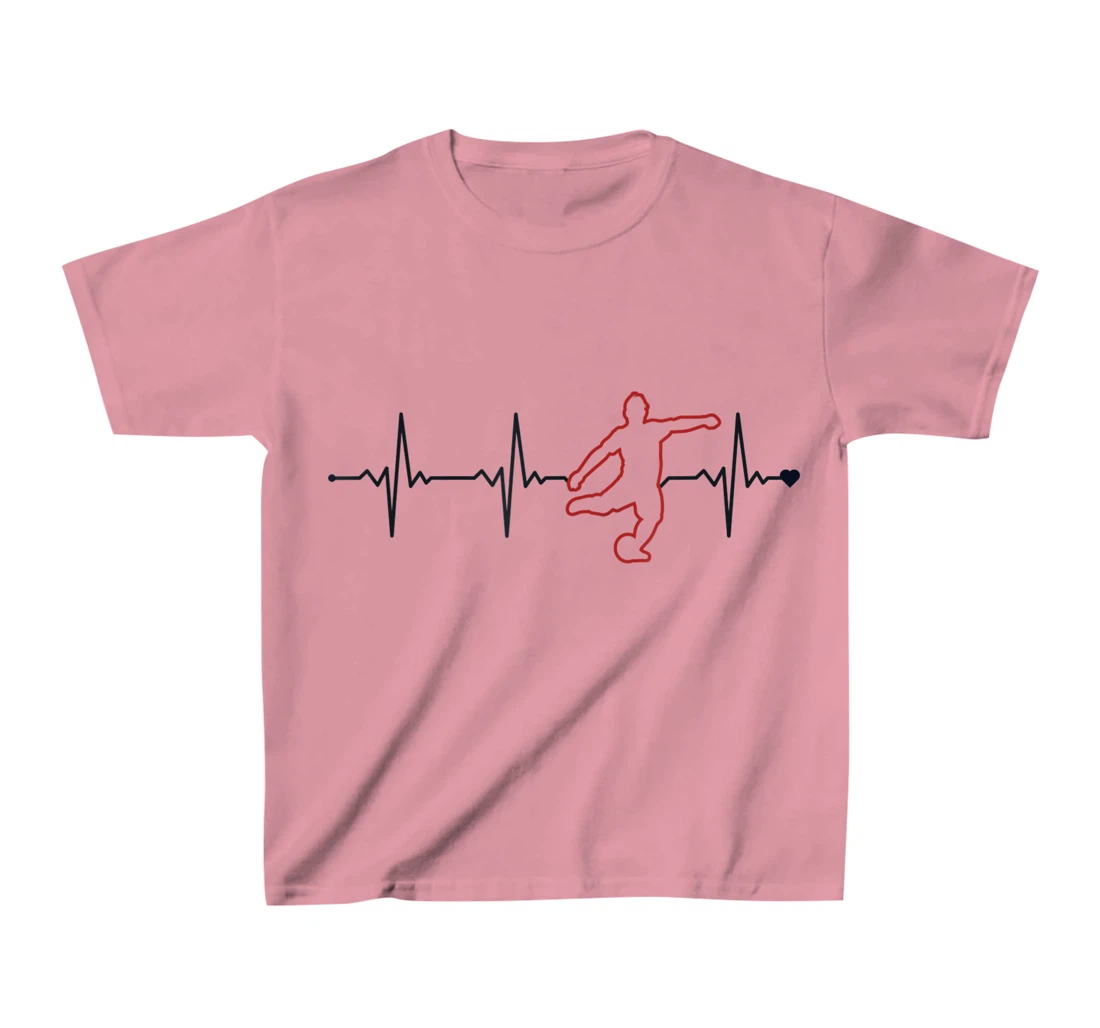 Soccer Heartbeat Goal Keeper Futbol Fußball Trainer Soccer T-Shirt, Kid T-Shirt and Women T-Shirt