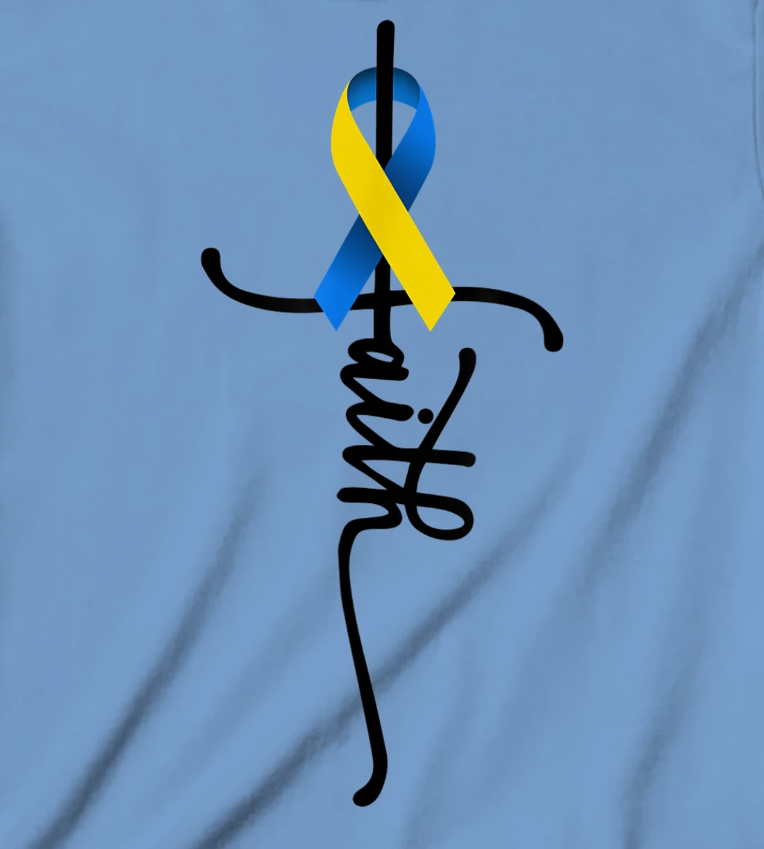 Womens Down Syndrome Faith Down Syndrome Awareness Gifts Trisomy 21 T-Shirt, Kid T-Shirt and Women T-Shirt