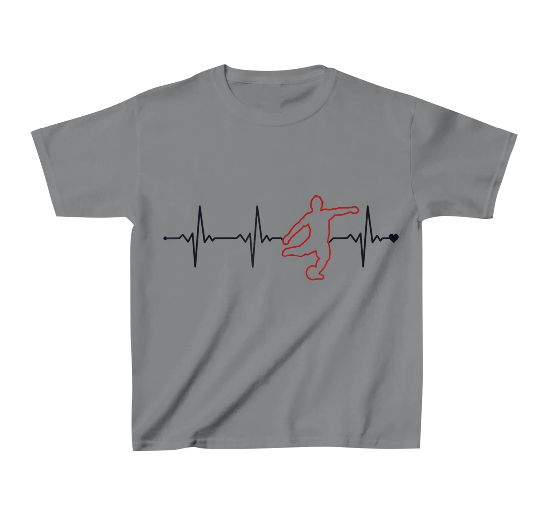 Soccer Heartbeat Goal Keeper Futbol Fußball Trainer Soccer T-Shirt, Kid T-Shirt and Women T-Shirt