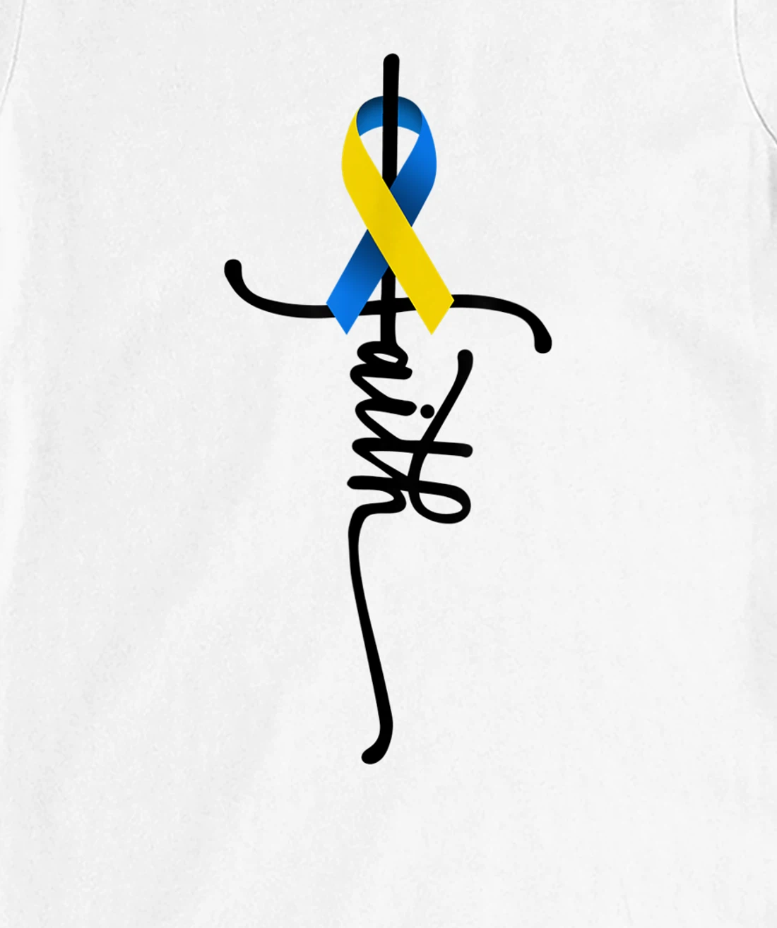 Womens Down Syndrome Faith Down Syndrome Awareness Gifts Trisomy 21 T-Shirt, Kid T-Shirt and Women T-Shirt