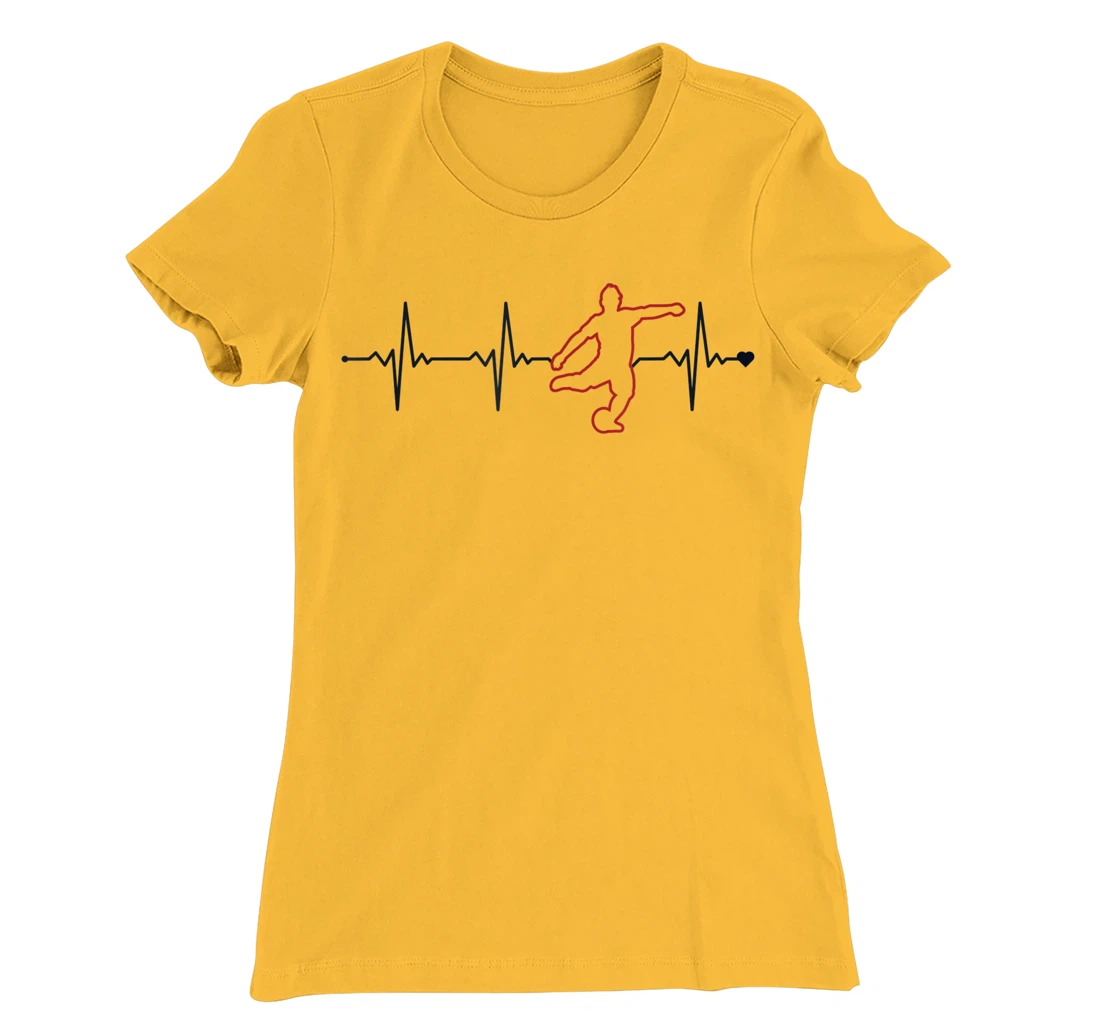 Soccer Heartbeat Goal Keeper Futbol Fußball Trainer Soccer T-Shirt, Kid T-Shirt and Women T-Shirt