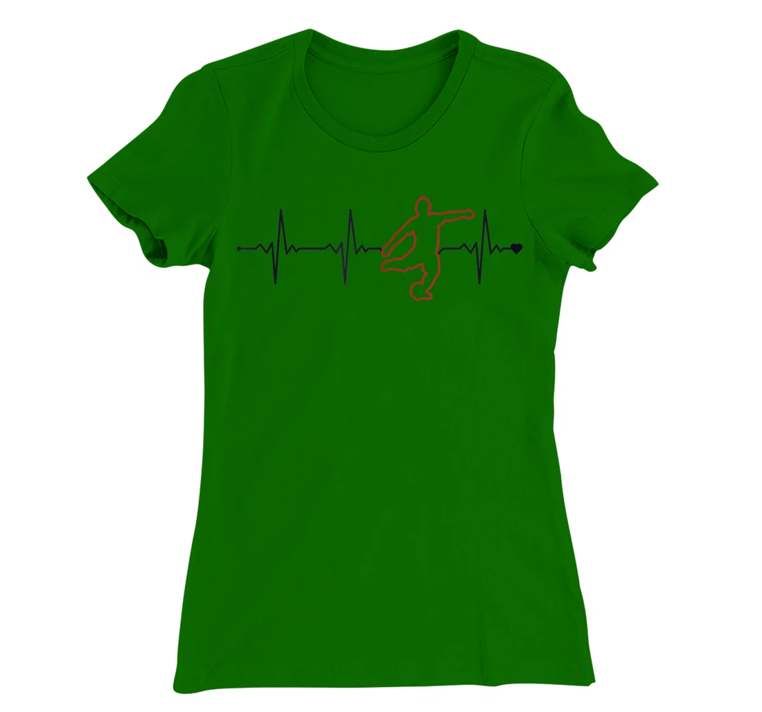 Soccer Heartbeat Goal Keeper Futbol Fußball Trainer Soccer T-Shirt, Kid T-Shirt and Women T-Shirt