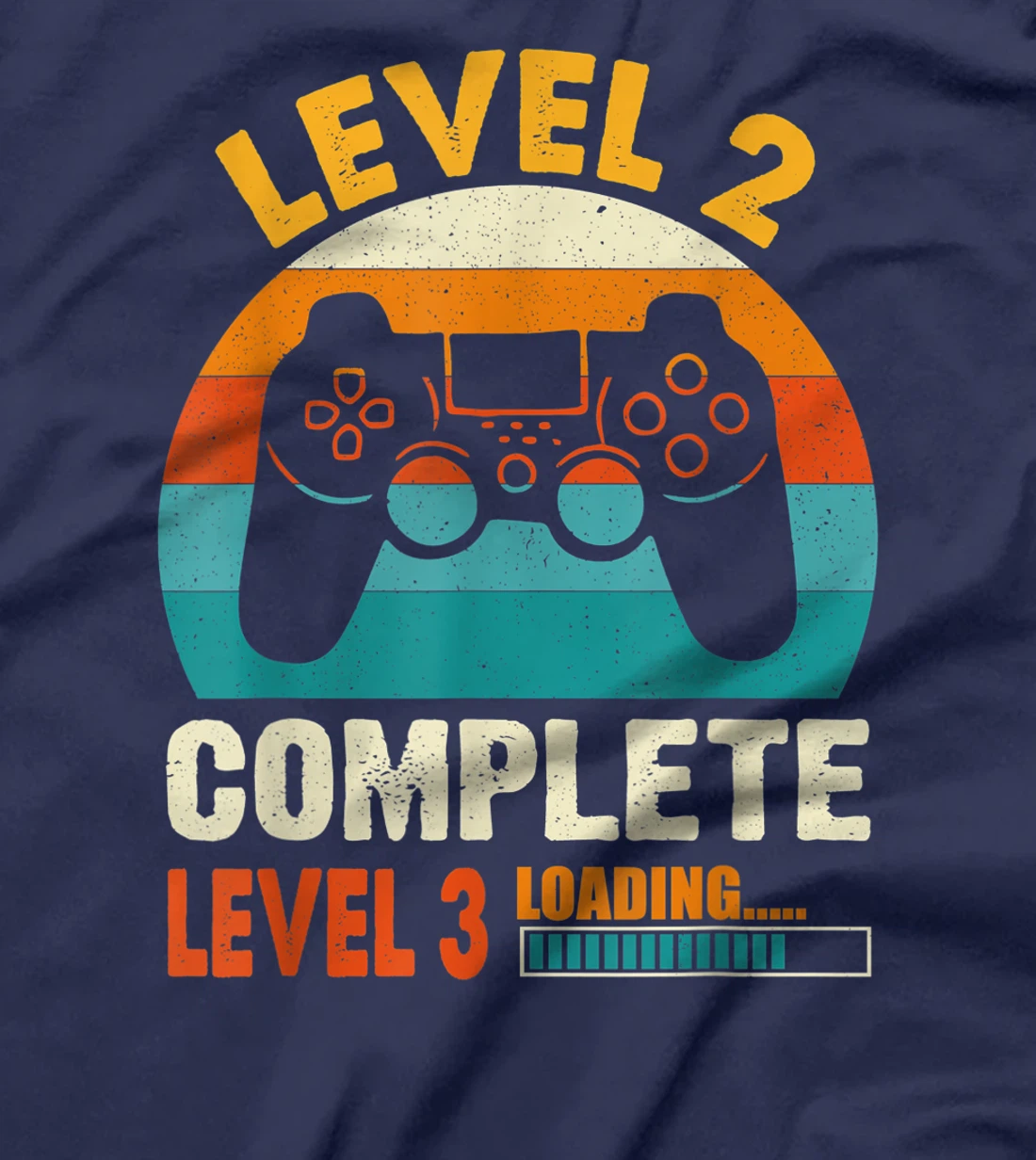 Funny Celebrate 2nd Wedding Vintage Retro Level 2 Complete T-Shirt, Kid T-Shirt and Women T-Shirt