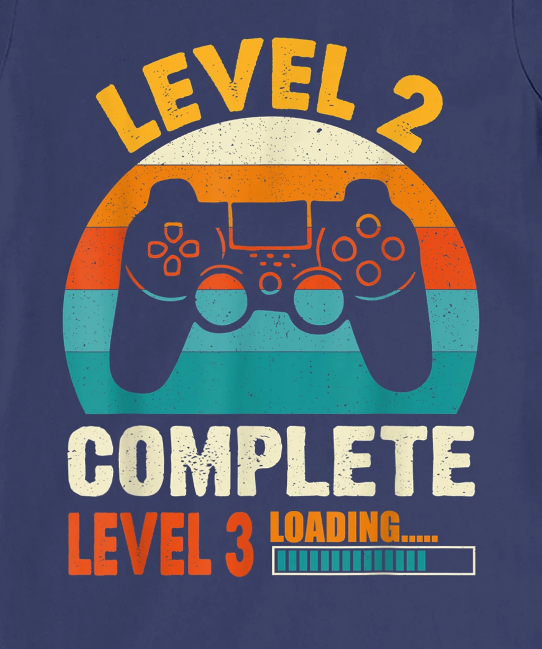 Funny Celebrate 2nd Wedding Vintage Retro Level 2 Complete T-Shirt, Kid T-Shirt and Women T-Shirt