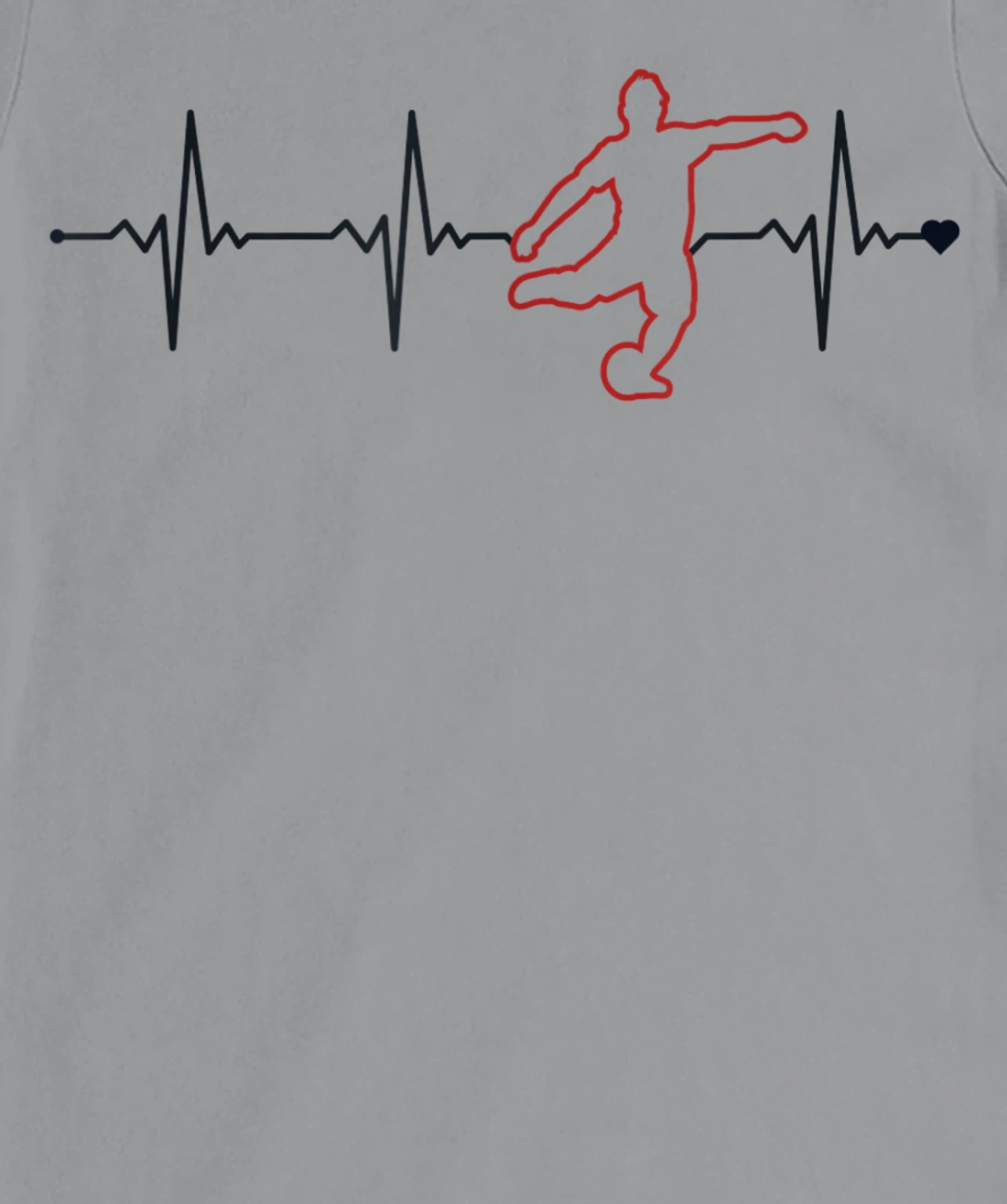 Soccer Heartbeat Goal Keeper Futbol Fußball Trainer Soccer T-Shirt, Kid T-Shirt and Women T-Shirt