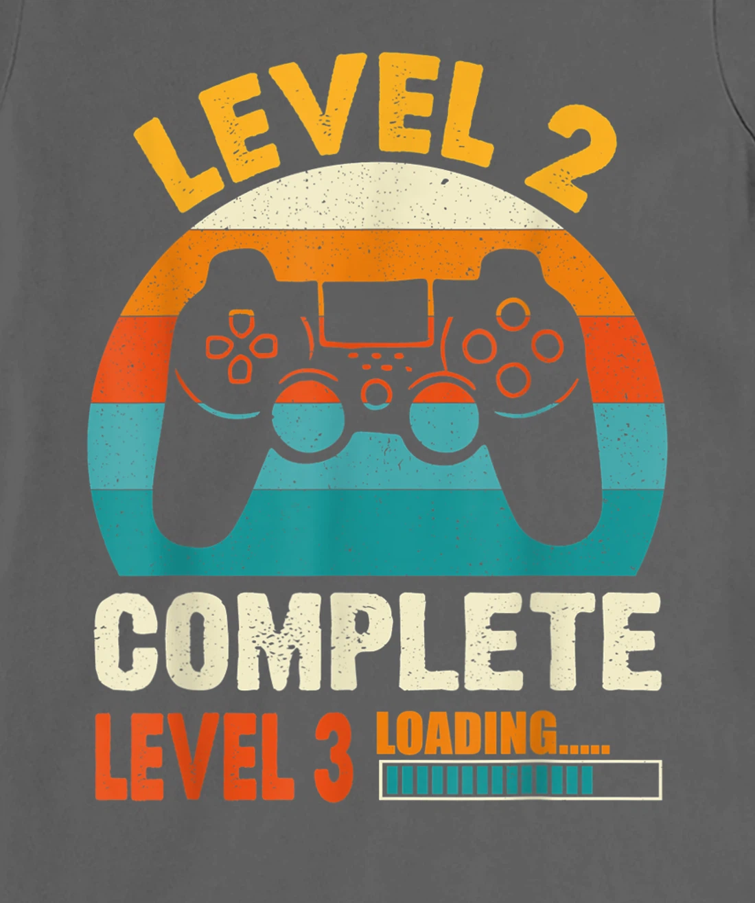 Funny Celebrate 2nd Wedding Vintage Retro Level 2 Complete T-Shirt, Kid T-Shirt and Women T-Shirt