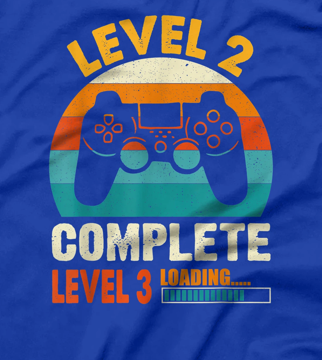 Funny Celebrate 2nd Wedding Vintage Retro Level 2 Complete T-Shirt, Kid T-Shirt and Women T-Shirt