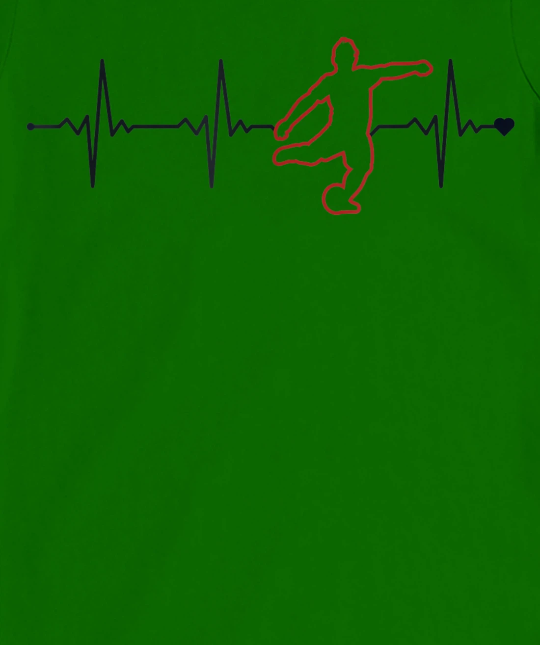 Soccer Heartbeat Goal Keeper Futbol Fußball Trainer Soccer T-Shirt, Kid T-Shirt and Women T-Shirt