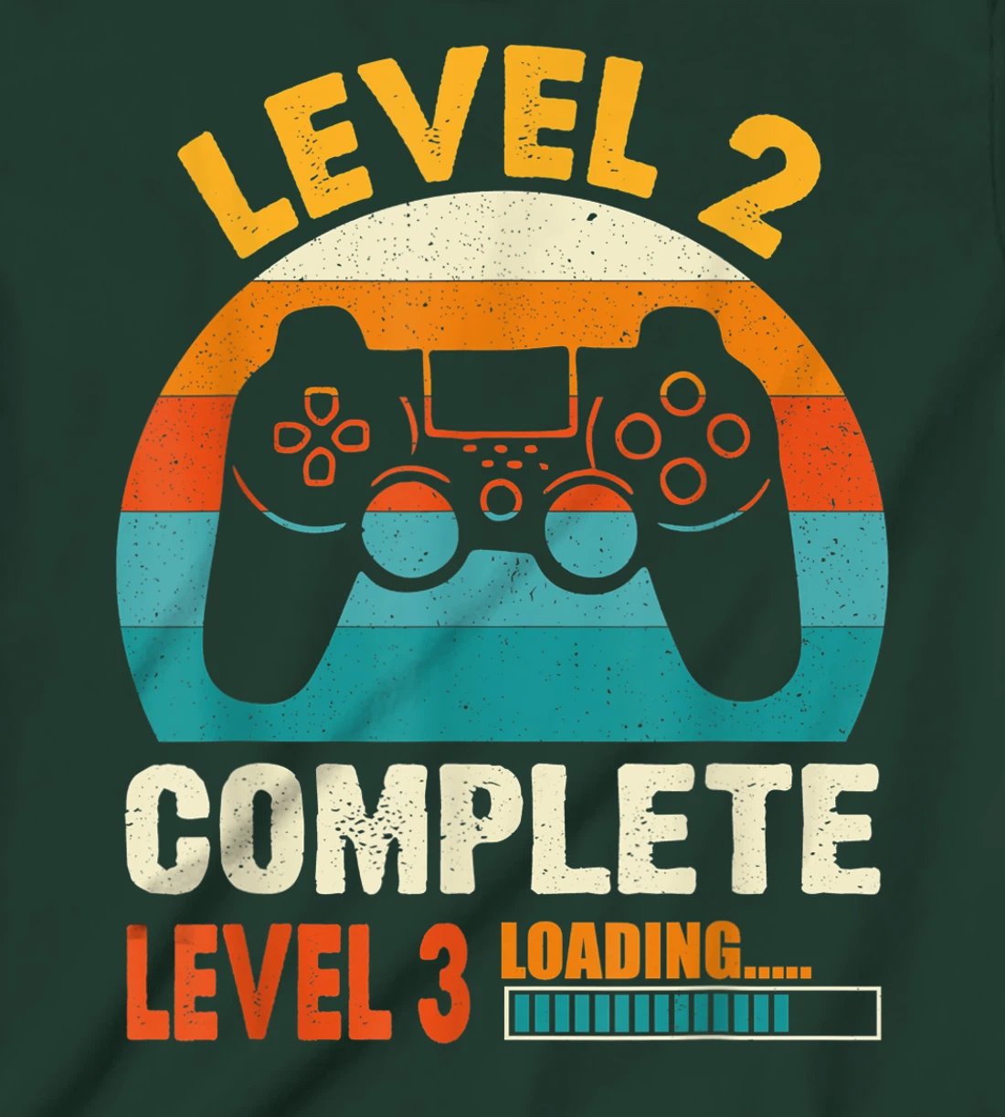 Funny Celebrate 2nd Wedding Vintage Retro Level 2 Complete T-Shirt, Kid T-Shirt and Women T-Shirt