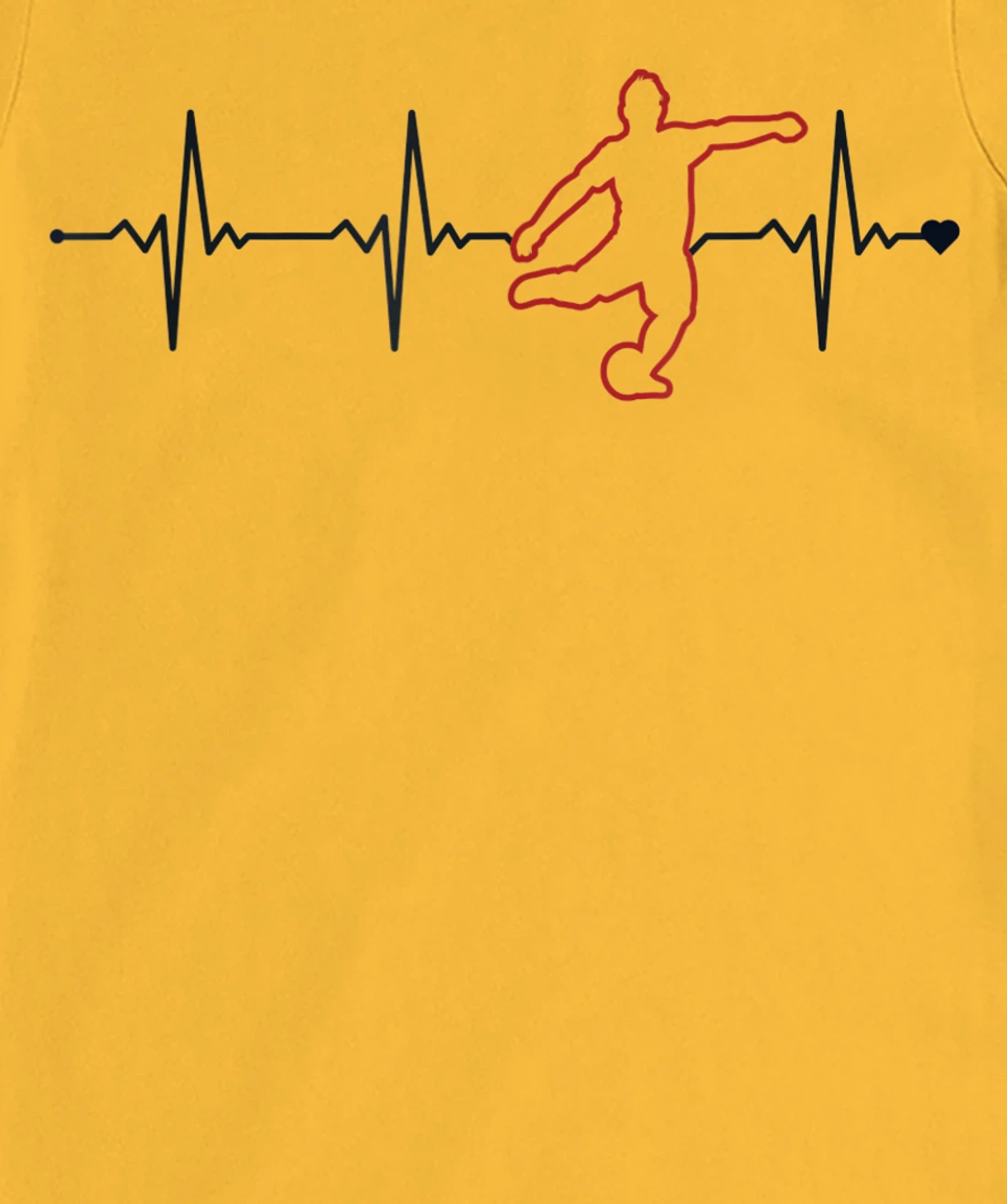 Soccer Heartbeat Goal Keeper Futbol Fußball Trainer Soccer T-Shirt, Kid T-Shirt and Women T-Shirt