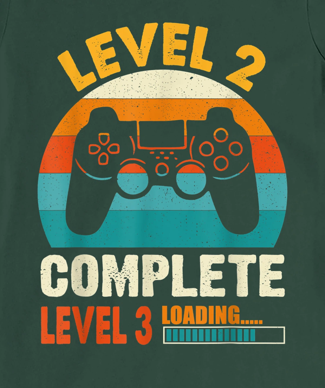 Funny Celebrate 2nd Wedding Vintage Retro Level 2 Complete T-Shirt, Kid T-Shirt and Women T-Shirt