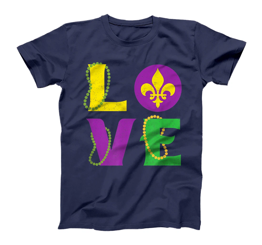 Mardi Gras Carnival LOVE New Orleans Cajun Festival T-Shirt, Kid T-Shirt and Women T-Shirt