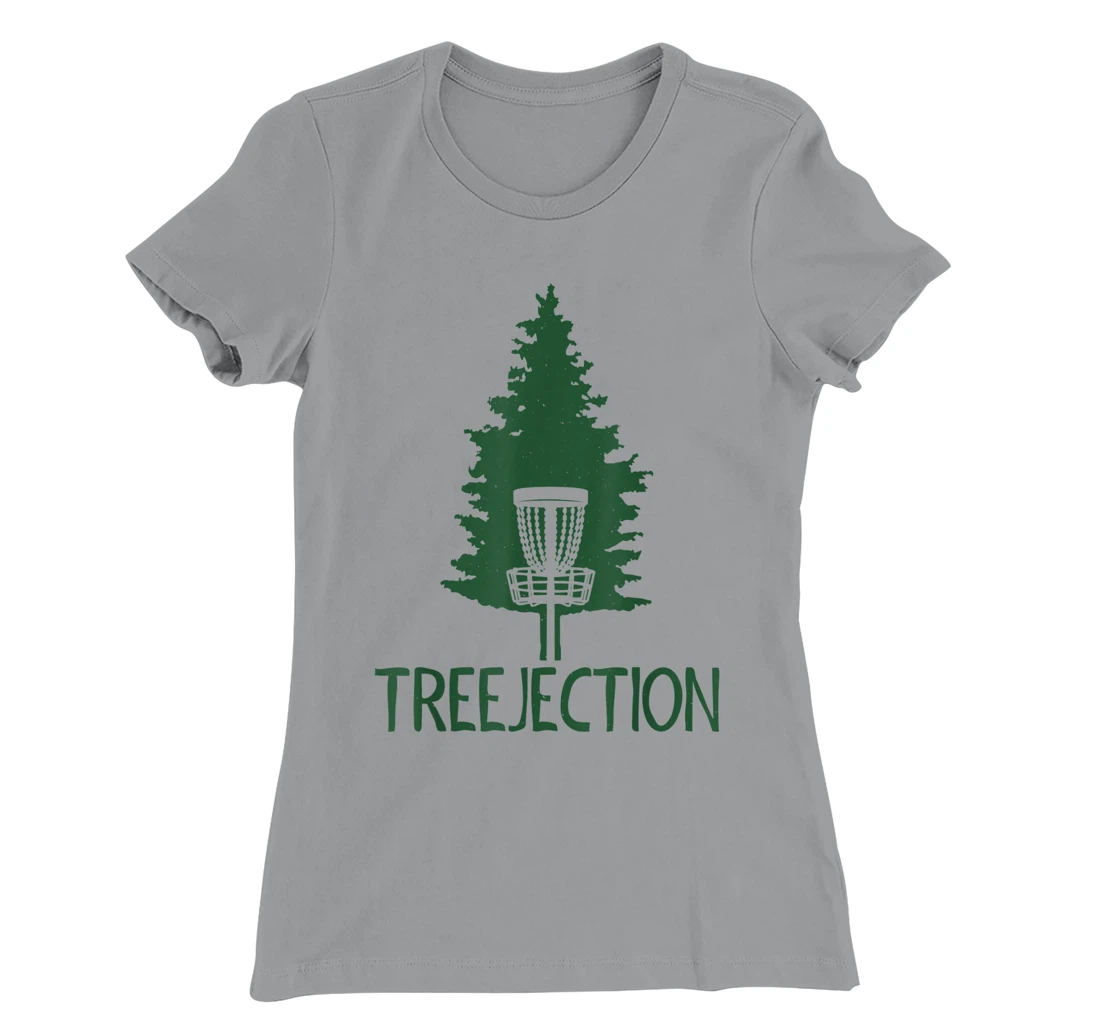 Disc Golf Treejection T-Shirt, Women T-Shirt