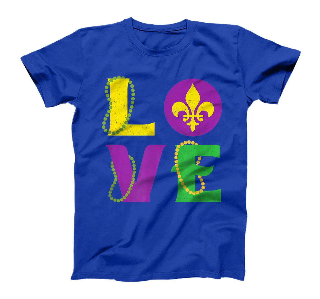 Mardi Gras Carnival LOVE New Orleans Cajun Festival T-Shirt, Kid T-Shirt and Women T-Shirt