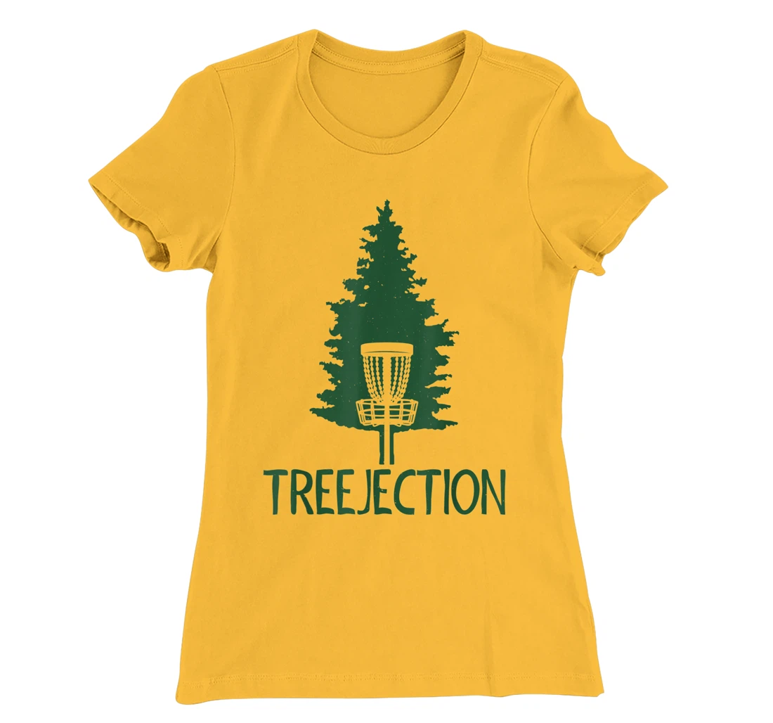 Disc Golf Treejection T-Shirt, Women T-Shirt
