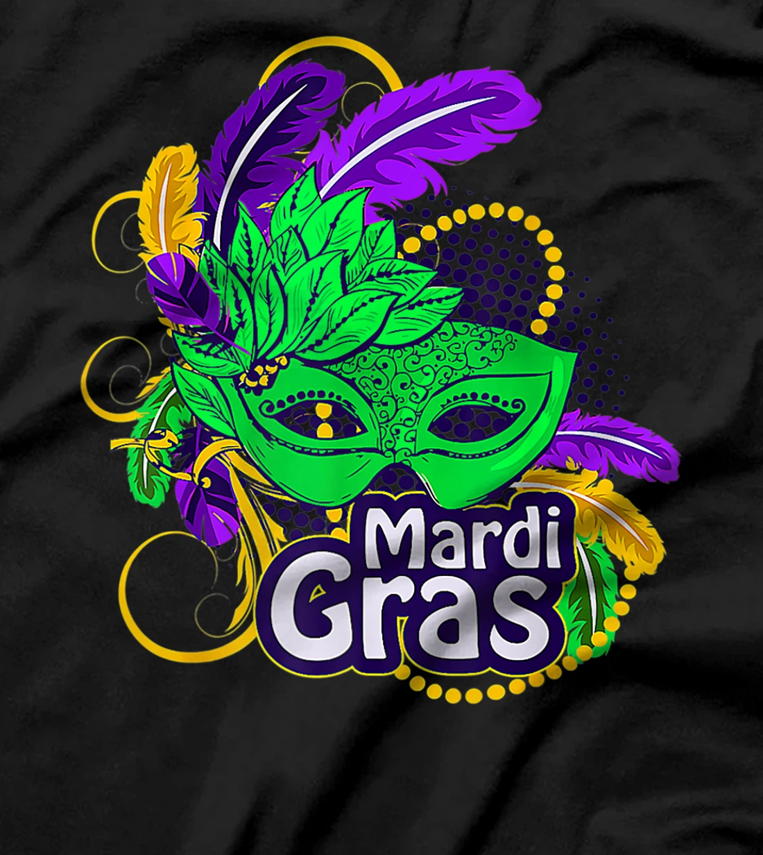 Mardi Gras Funny Mardi Gras 2022 Beads Mask Feathers T-Shirt, Kid T-Shirt and Women T-Shirt