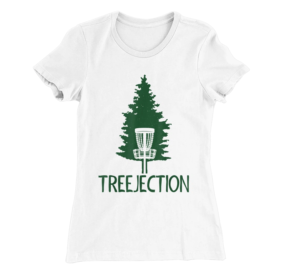 Disc Golf Treejection T-Shirt, Women T-Shirt