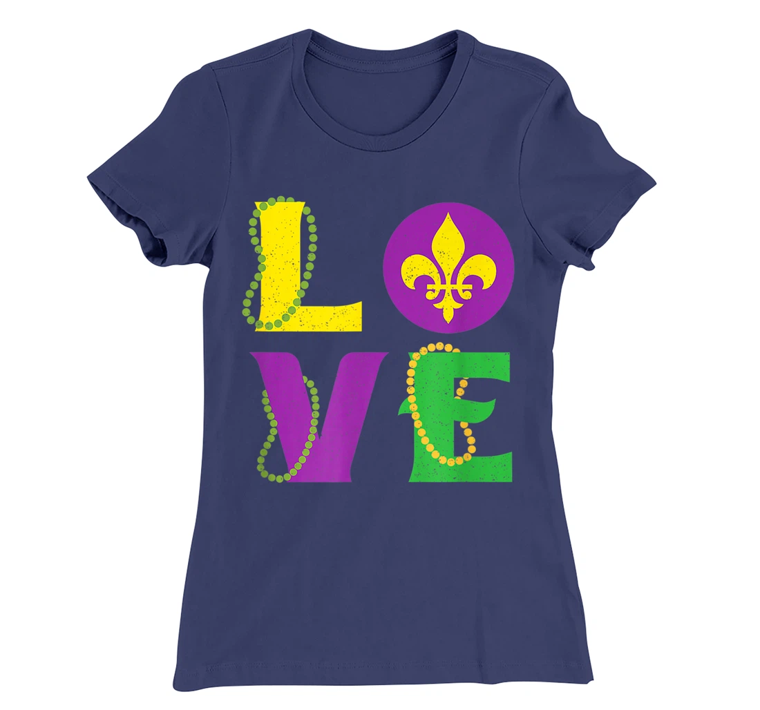 Mardi Gras Carnival LOVE New Orleans Cajun Festival T-Shirt, Kid T-Shirt and Women T-Shirt
