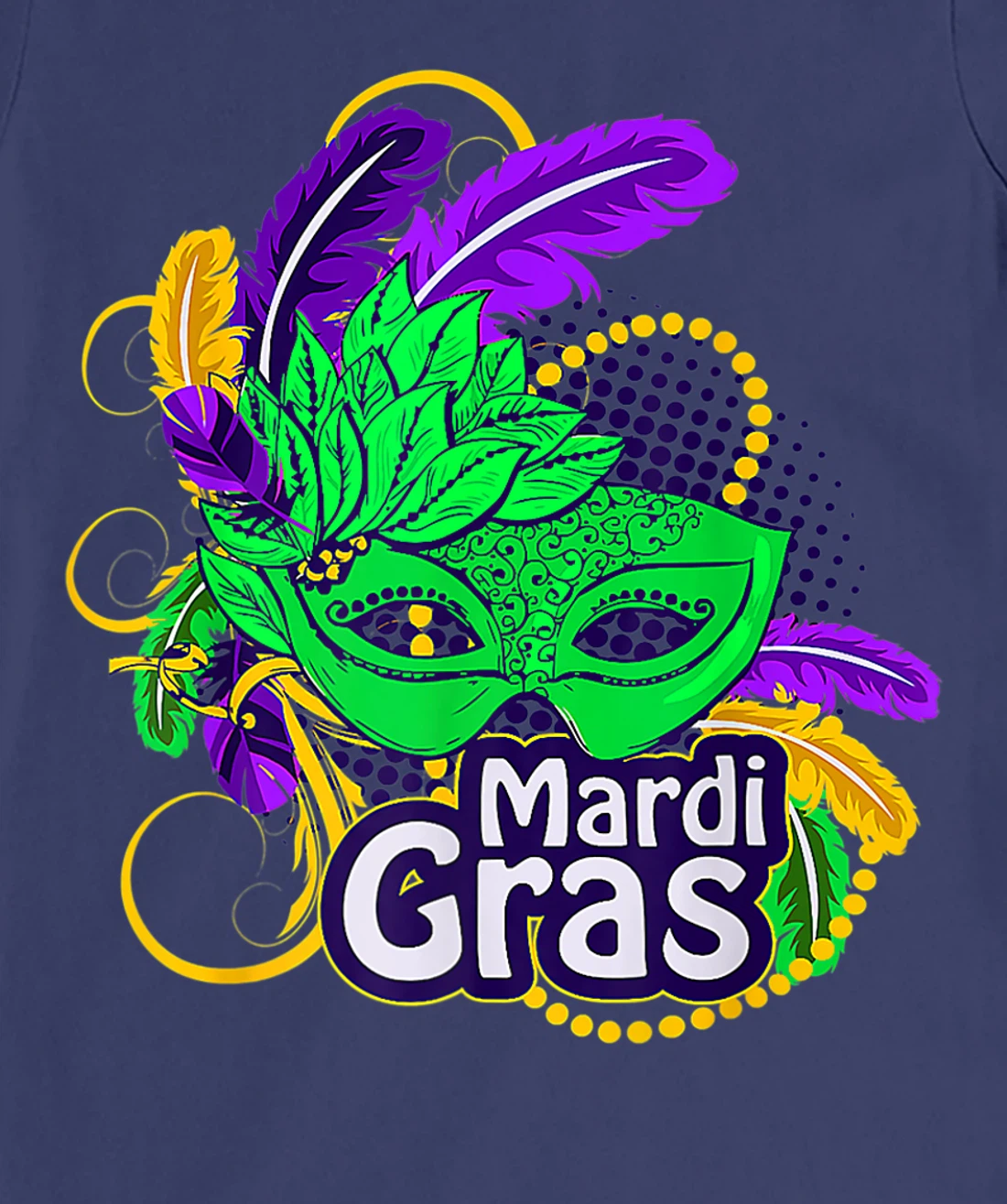 Mardi Gras Funny Mardi Gras 2022 Beads Mask Feathers T-Shirt, Kid T-Shirt and Women T-Shirt