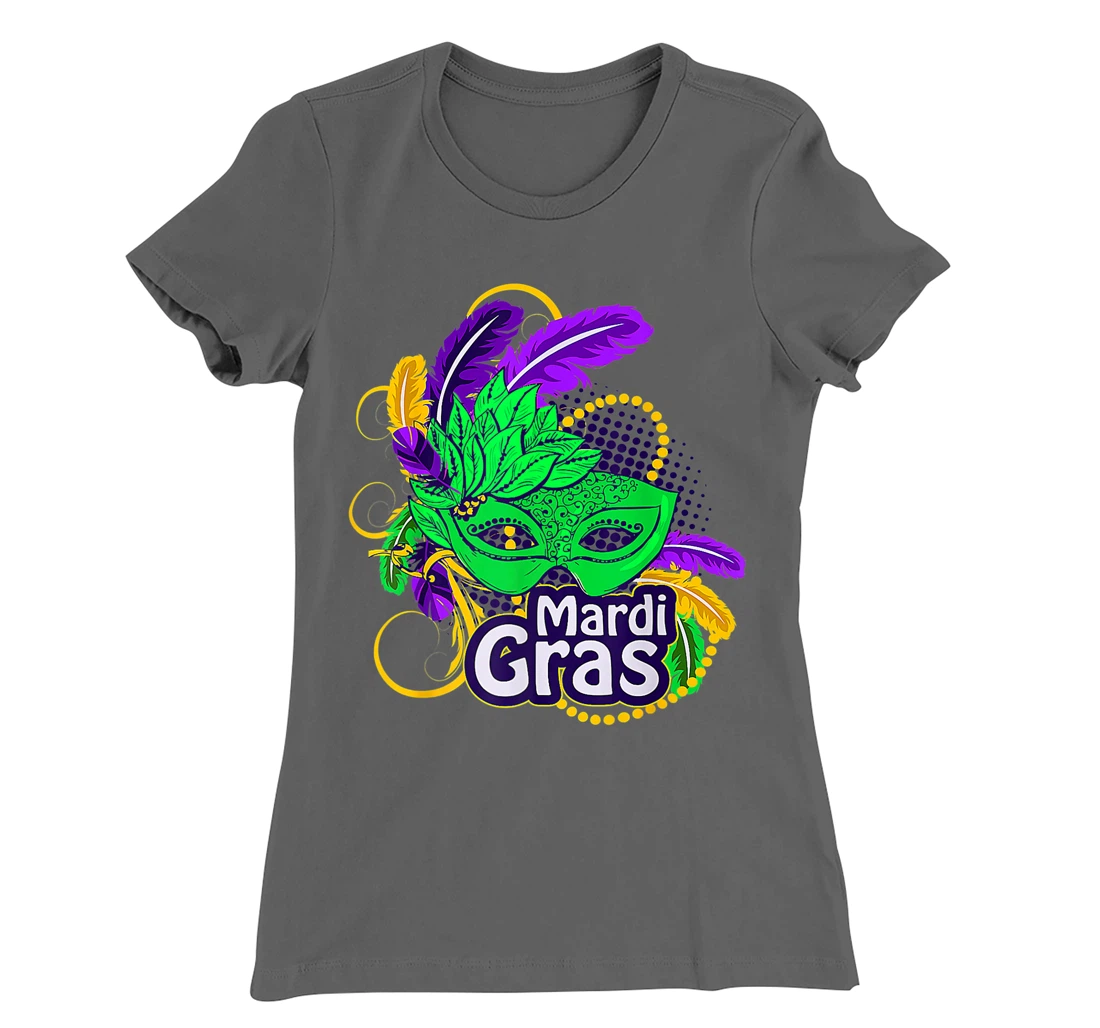 Mardi Gras Funny Mardi Gras 2022 Beads Mask Feathers T-Shirt, Kid T-Shirt and Women T-Shirt