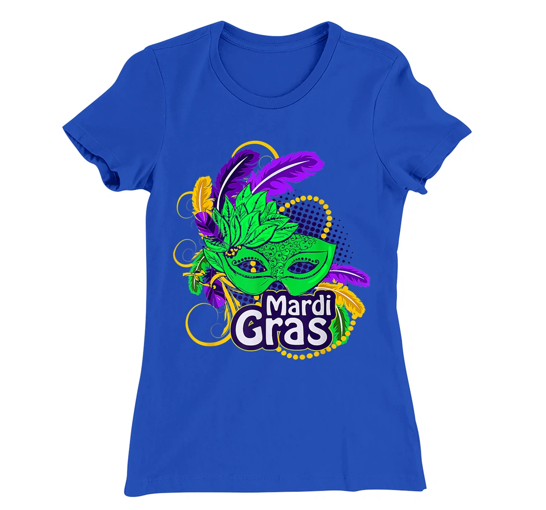 Mardi Gras Funny Mardi Gras 2022 Beads Mask Feathers T-Shirt, Kid T-Shirt and Women T-Shirt