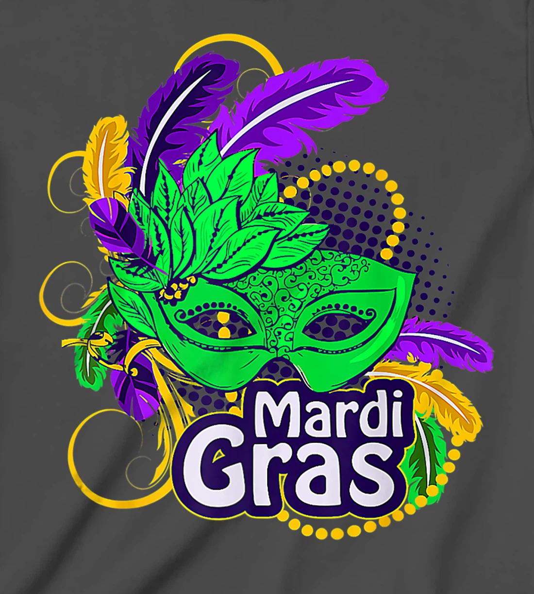 Mardi Gras Funny Mardi Gras 2022 Beads Mask Feathers T-Shirt, Kid T-Shirt and Women T-Shirt