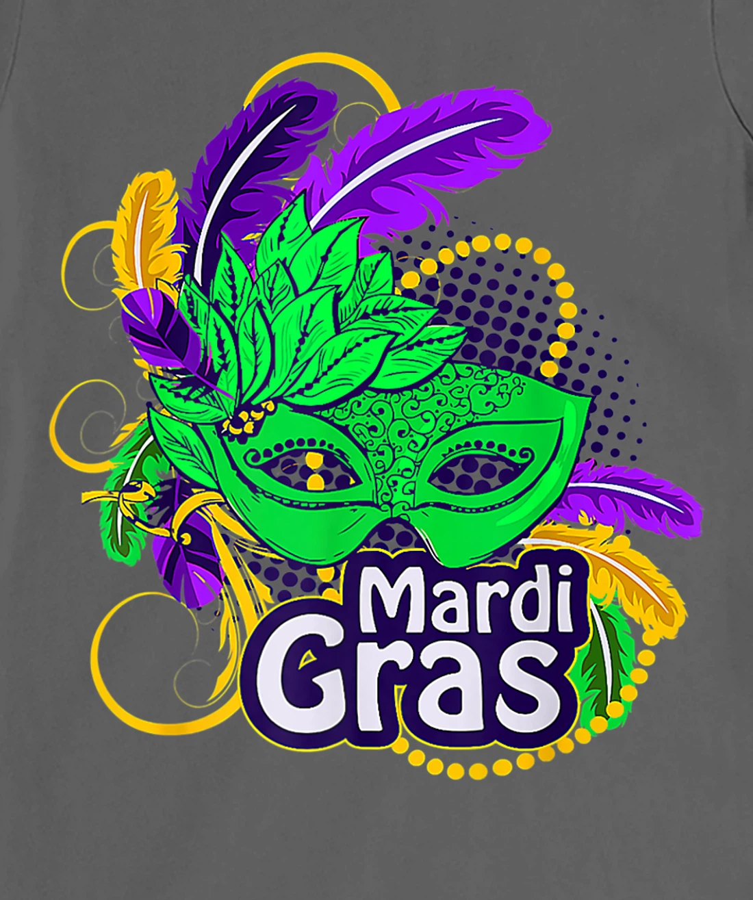 Mardi Gras Funny Mardi Gras 2022 Beads Mask Feathers T-Shirt, Kid T-Shirt and Women T-Shirt