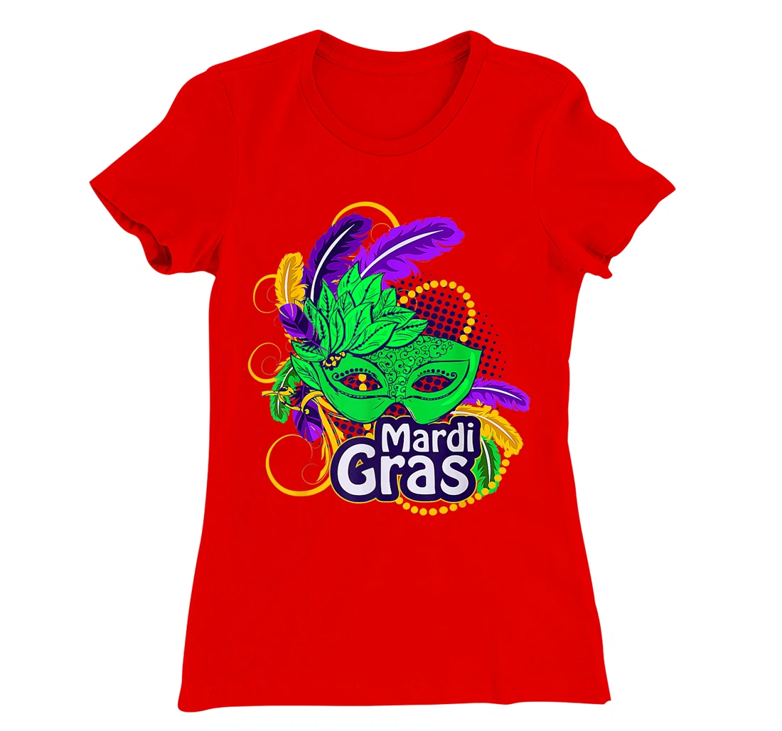 Mardi Gras Funny Mardi Gras 2022 Beads Mask Feathers T-Shirt, Kid T-Shirt and Women T-Shirt