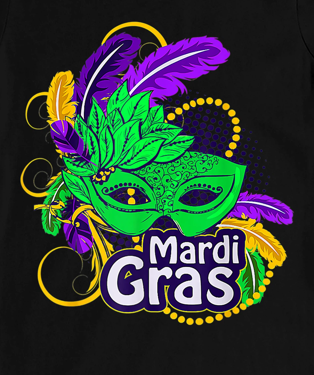 Mardi Gras Funny Mardi Gras 2022 Beads Mask Feathers T-Shirt, Kid T-Shirt and Women T-Shirt