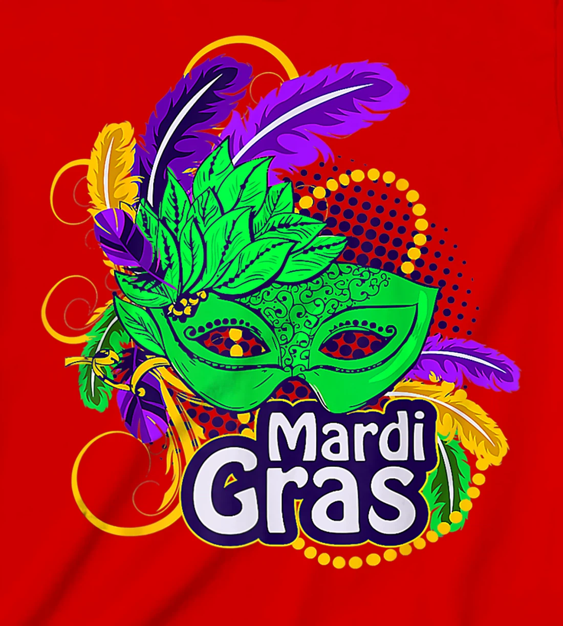 Mardi Gras Funny Mardi Gras 2022 Beads Mask Feathers T-Shirt, Kid T-Shirt and Women T-Shirt