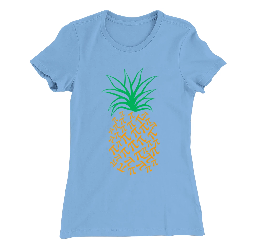 Womens Happy Pie Day Cute Pi Pineapple 3.14 Funny STEM Math Teacher T-Shirt, Kid T-Shirt and Women T-Shirt
