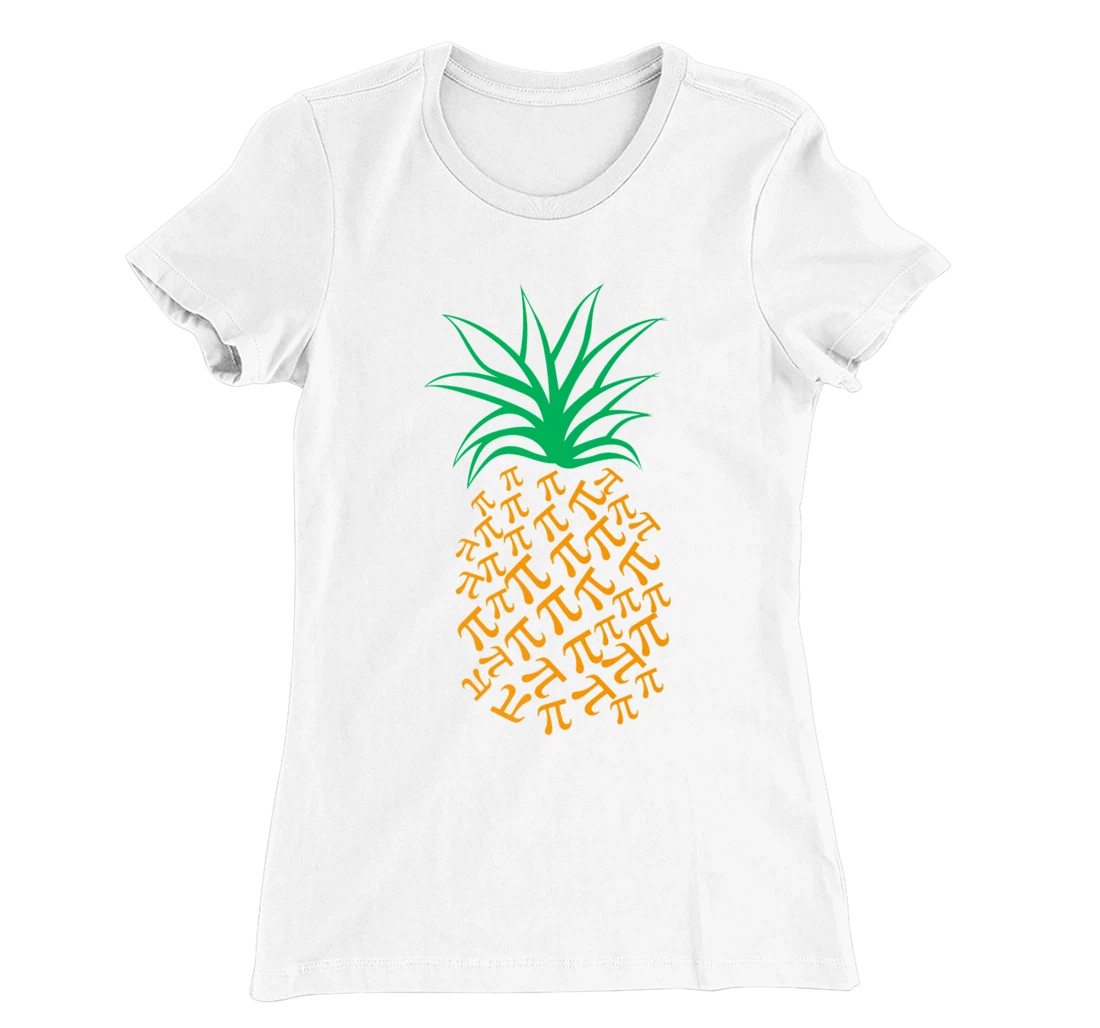 Womens Happy Pie Day Cute Pi Pineapple 3.14 Funny STEM Math Teacher T-Shirt, Kid T-Shirt and Women T-Shirt
