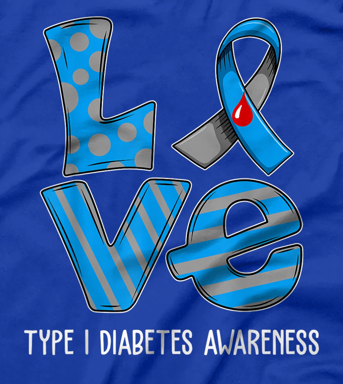Love Cartoon Support Type 1 Diabetes Awareness 2022 T-Shirt, Kid T-Shirt and Women T-Shirt