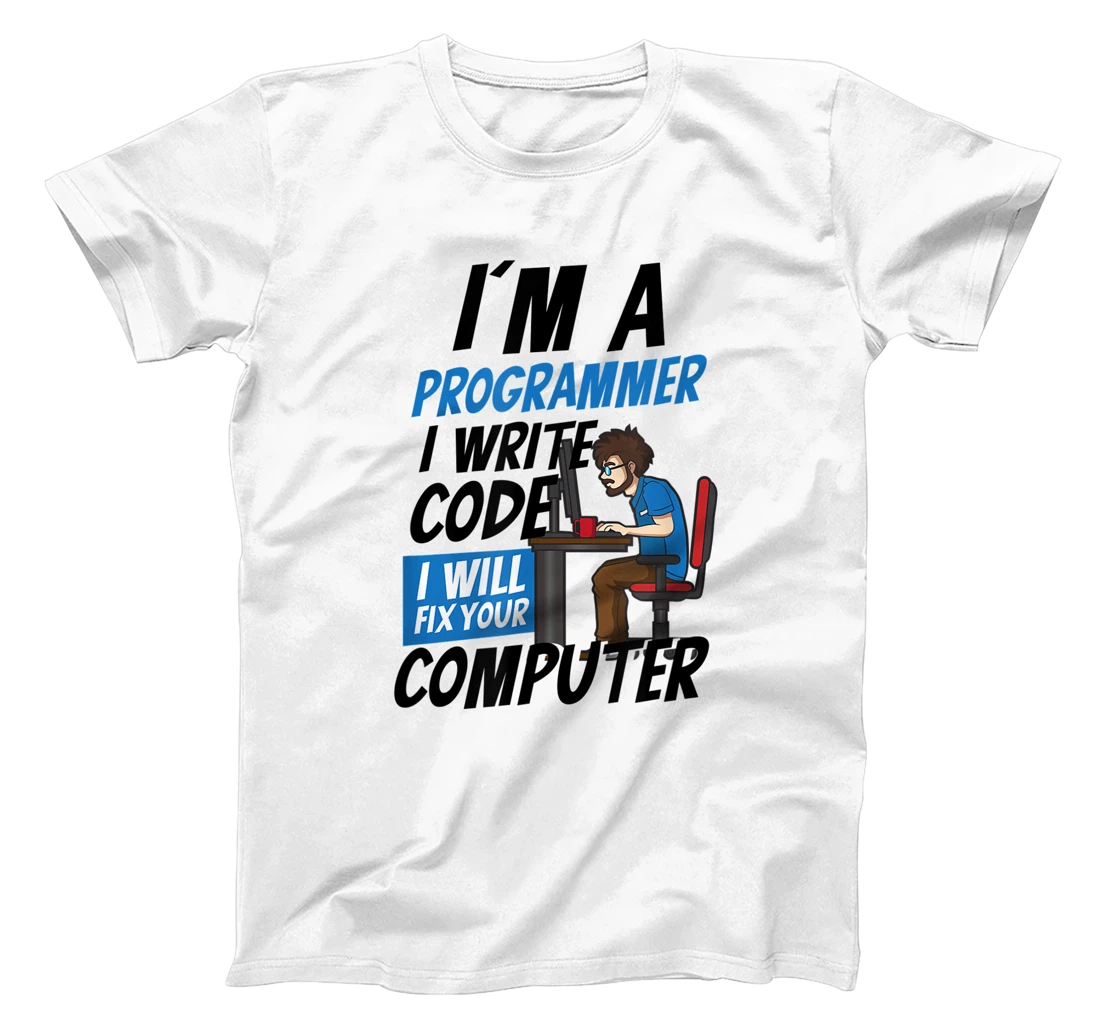 Womens I Will Fix Your Computer Design Computer Programming T-Shirt, Women T-Shirt