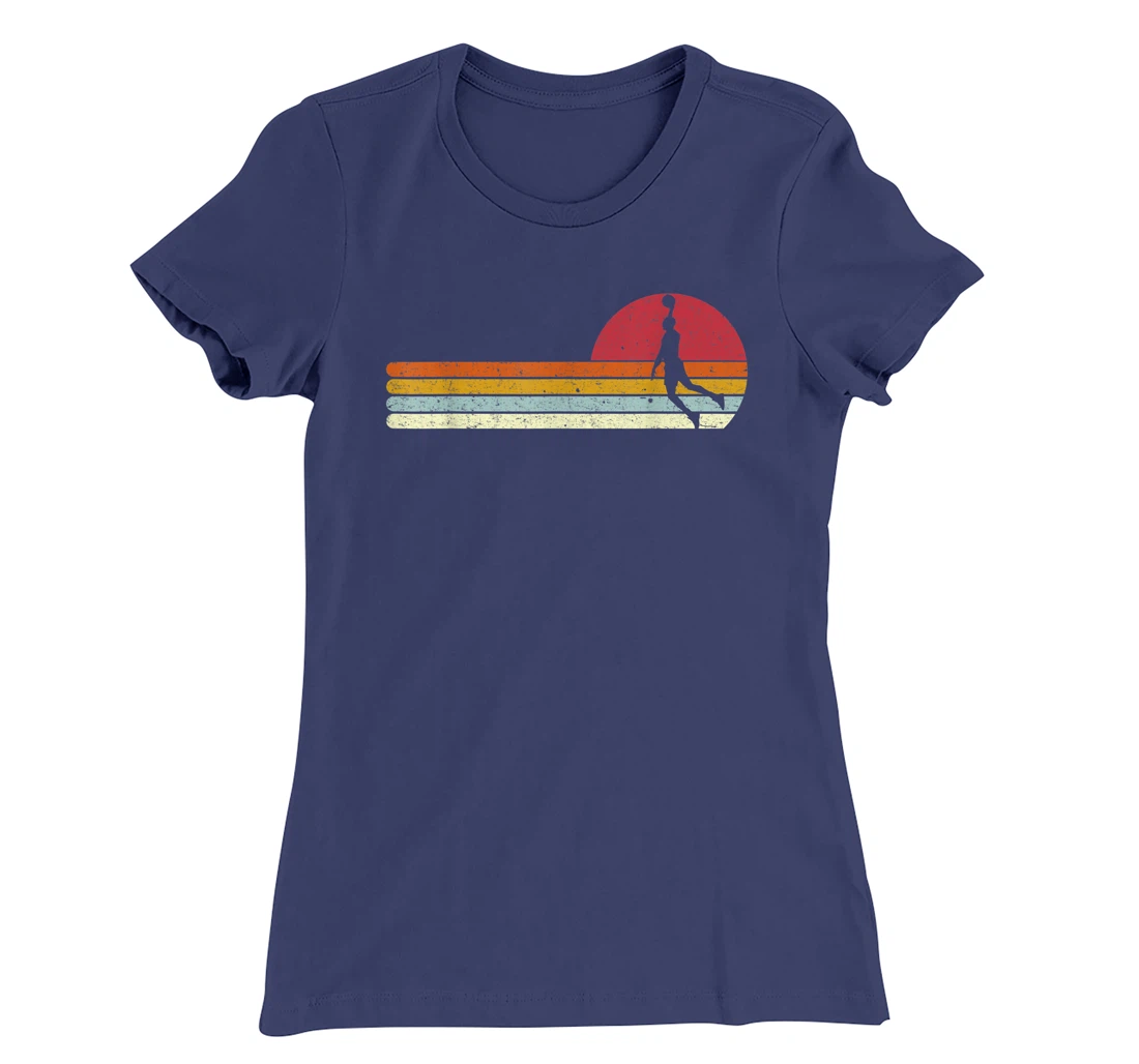 Basketball Sunset Vintage Retro Distressed T-Shirt, Kid T-Shirt and Women T-Shirt