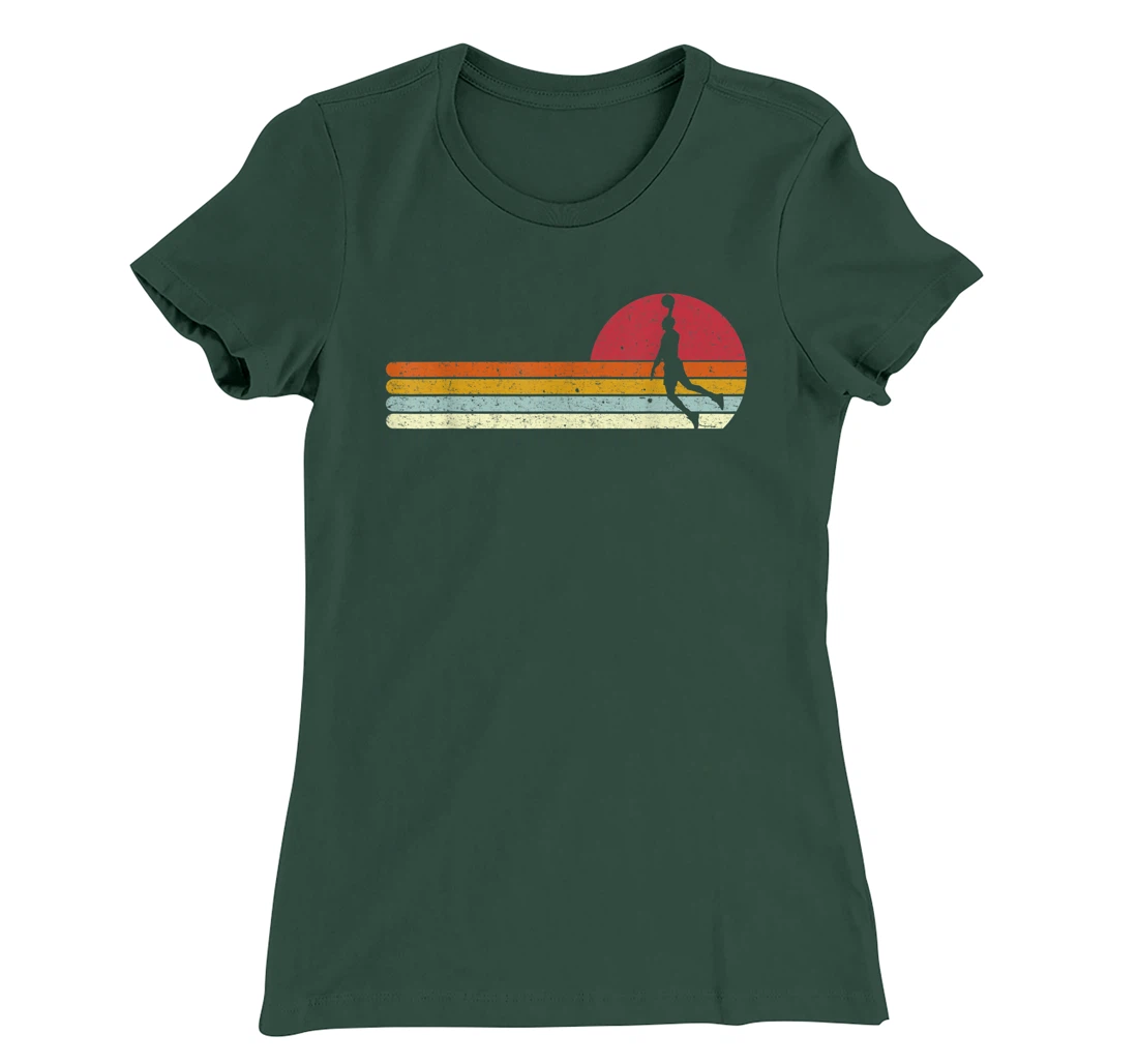 Basketball Sunset Vintage Retro Distressed T-Shirt, Kid T-Shirt and Women T-Shirt