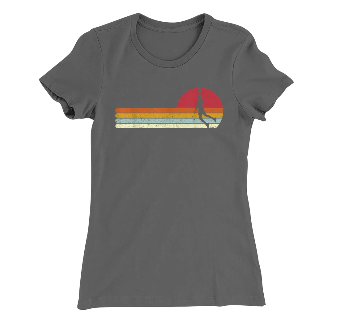 Basketball Sunset Vintage Retro Distressed T-Shirt, Kid T-Shirt and Women T-Shirt