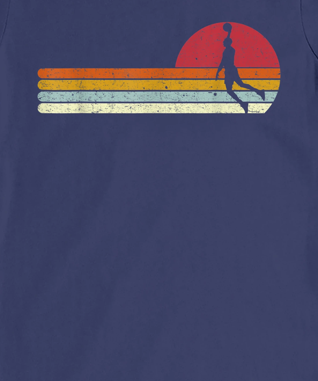 Basketball Sunset Vintage Retro Distressed T-Shirt, Kid T-Shirt and Women T-Shirt