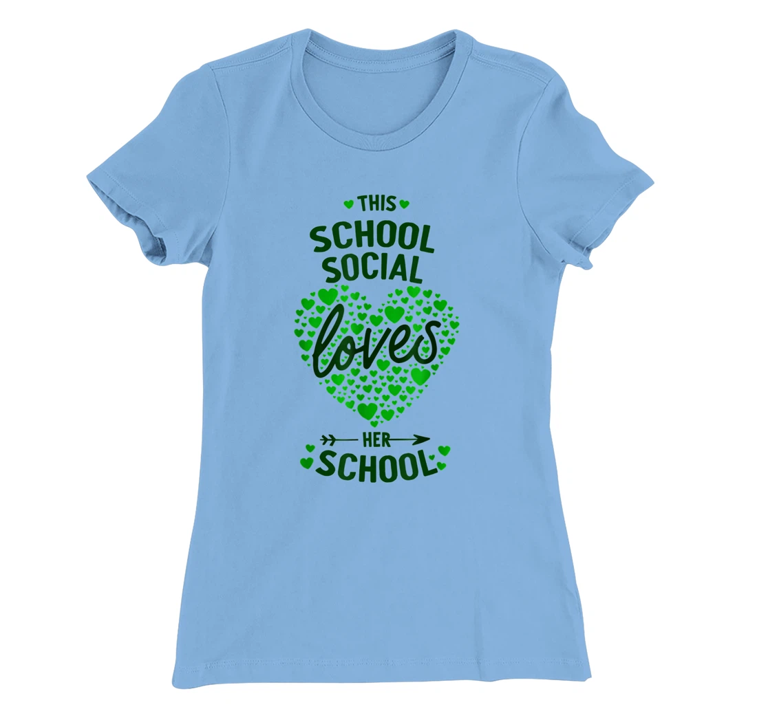 Womens School Social Lucky To Be A Teacher St Patrick Day One Lucky T-Shirt, Women T-Shirt