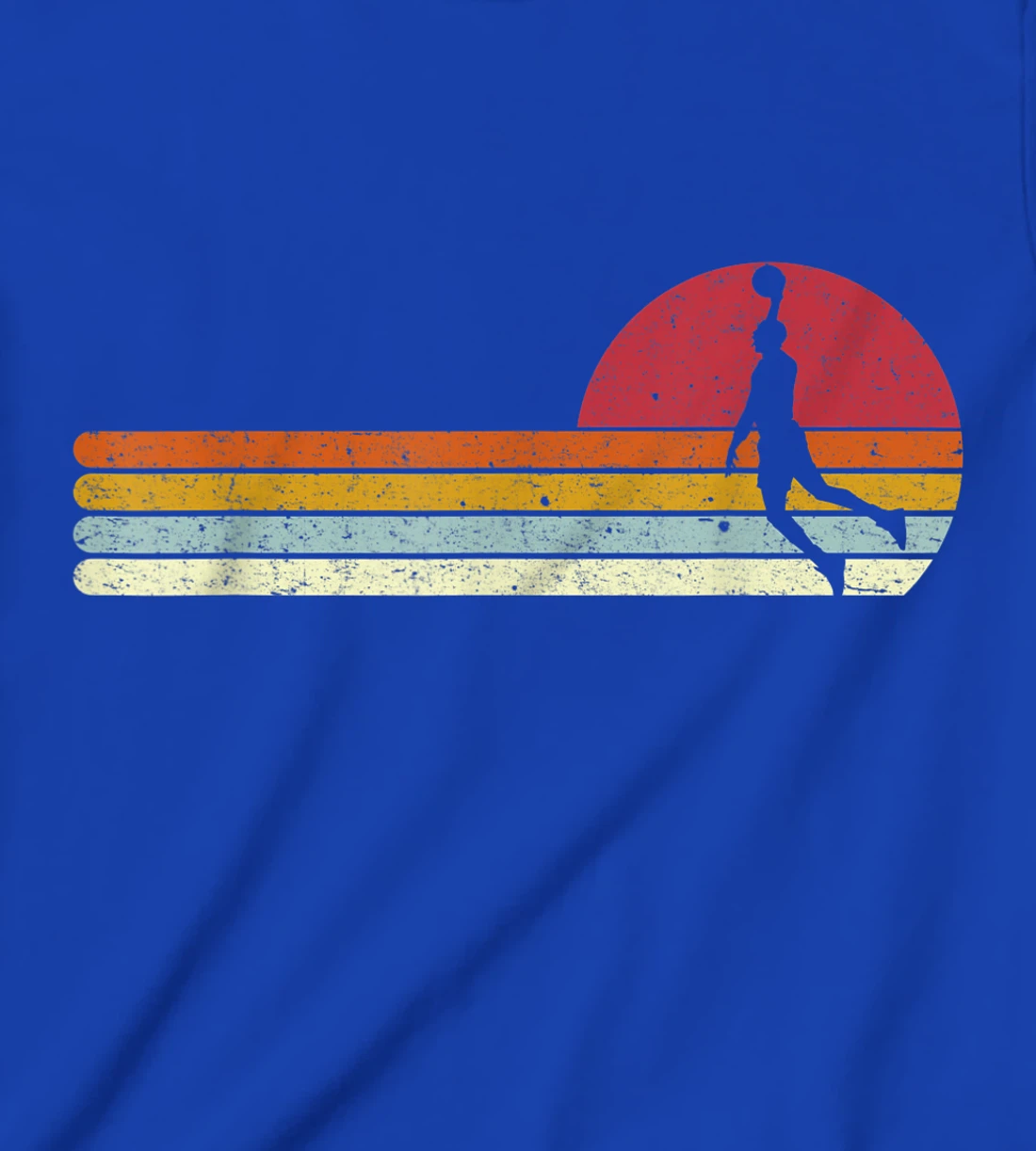 Basketball Sunset Vintage Retro Distressed T-Shirt, Kid T-Shirt and Women T-Shirt