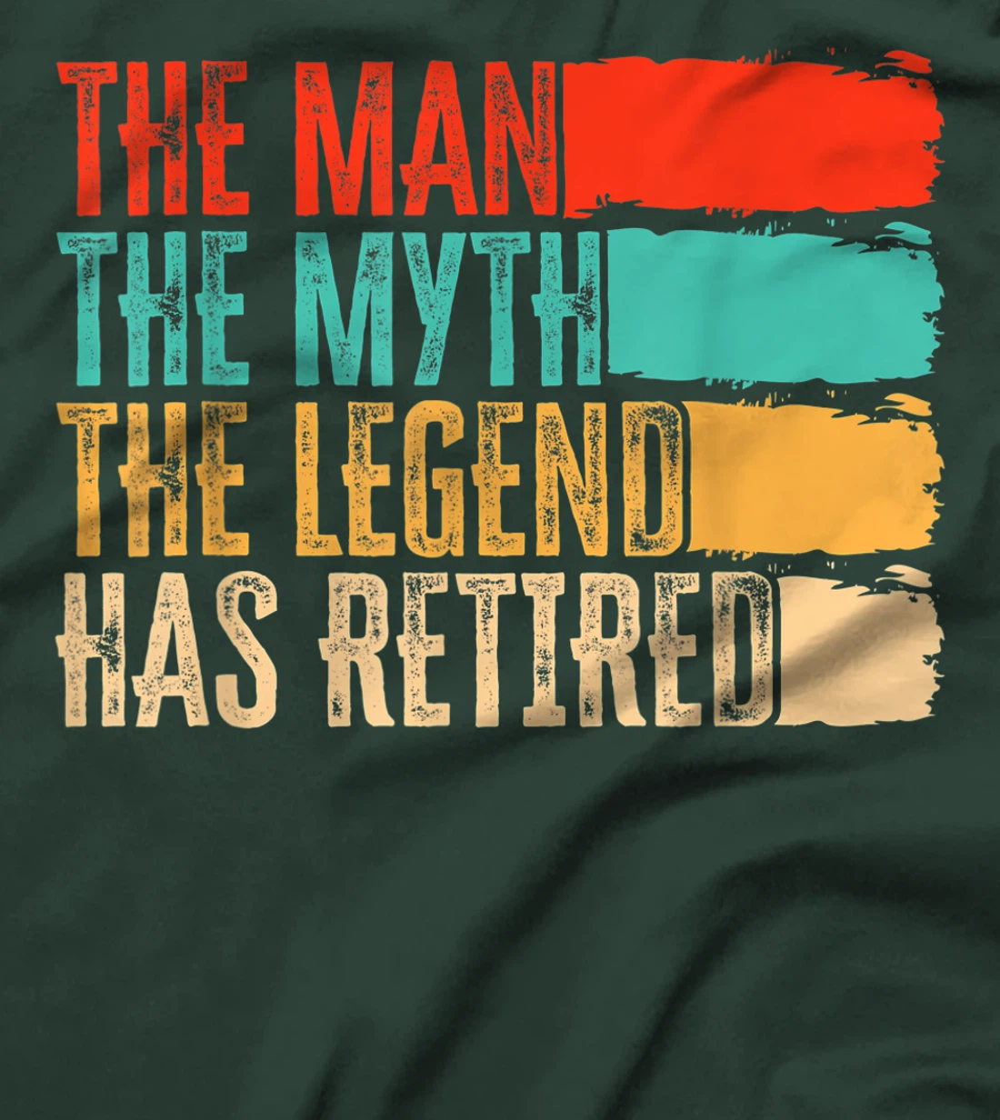 The Man, The Myth And Legend Has Retired Humor, Vintage T-Shirt, Women T-Shirt