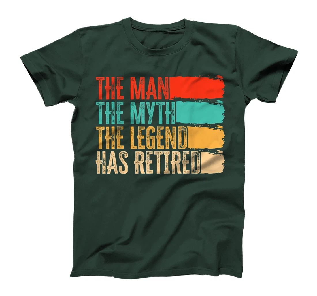 The Man, The Myth And Legend Has Retired Humor, Vintage T-Shirt, Women T-Shirt