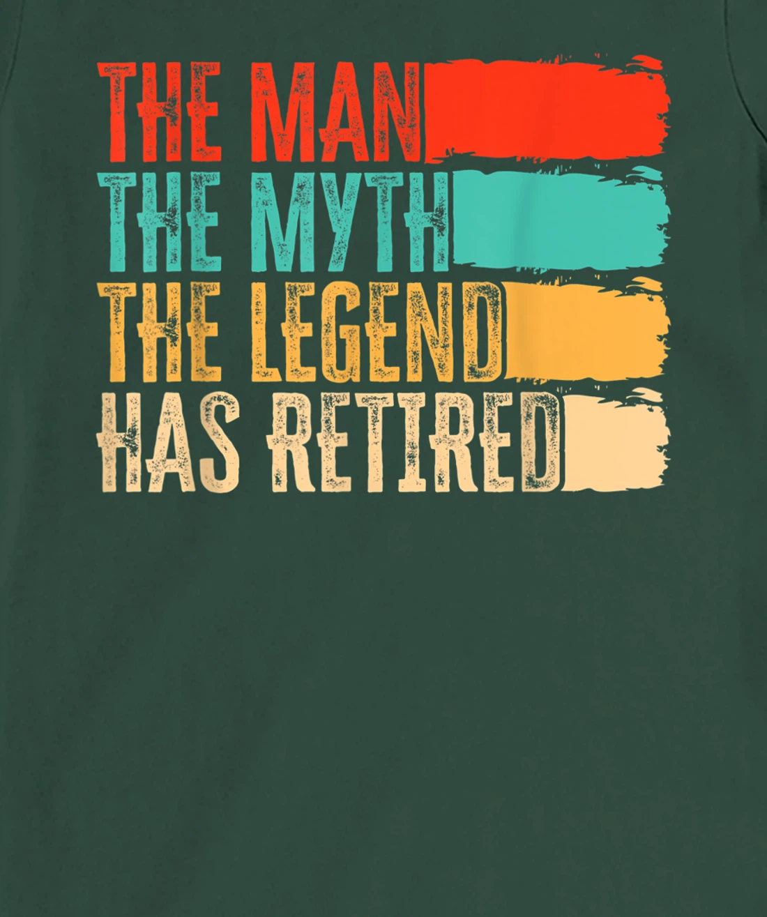The Man, The Myth And Legend Has Retired Humor, Vintage T-Shirt, Women T-Shirt